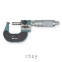 Mitutoyo 295-153 Spherical Micrometer, Flat, 0-1 In