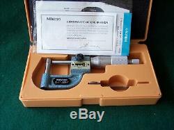 Mitutoyo 295-314 0-1 Digital Tubing Micrometer. 0001 Graduation. New