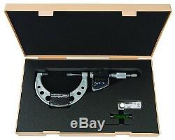 Mitutoyo 2-3 / 0.00005 50.8-76.2mm Digital Outside Blade Micrometer 0.75mm Tip