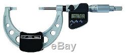 Mitutoyo 2-3 / 0.00005 50.8-76.2mm Digital Outside Blade Micrometer 0.75mm Tip