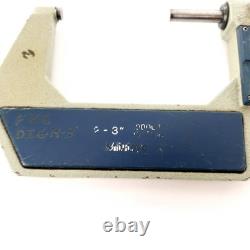 Mitutoyo 2- 3 Outside Digital Micrometer. 00005 0.001mm