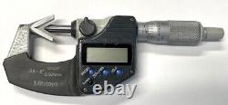 Mitutoyo 314-351-10 3-Flute Digimatic V-Anvil Micrometer. 05.6? /1.27-15.24mm