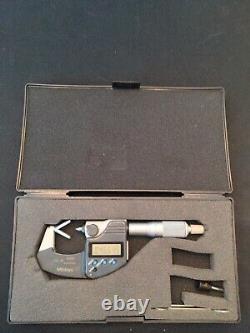 Mitutoyo 314-351-30 Series 314 Digital V-Anvil Micrometer for 3-Flute Cutting