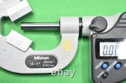 Mitutoyo 314-352-10 Digital V Anvil Micrometer. 4-1.00005 No Case