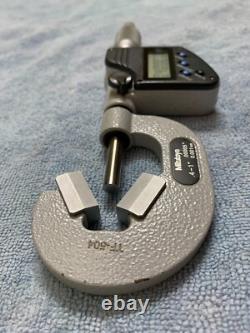 Mitutoyo 314-362-10 V-Anvil LCD Micrometer. 4-1