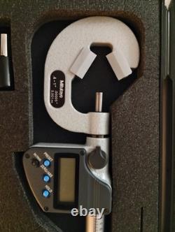 Mitutoyo 314-362-30 New 3 Flute V Anvil Digital Micrometer. 4-1.00005 0.0