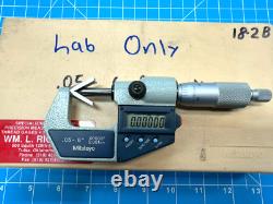 Mitutoyo 314-711-30 V-Anvil Digimatic Micrometer. 05.6 1-15mm