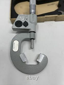 Mitutoyo 314-713-30 Digital V-Anvil Micrometer 1-1.6.00005, With Case