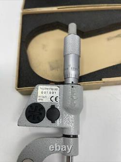 Mitutoyo 314-713-30 Digital V-Anvil Micrometer 1-1.6.00005, With Case