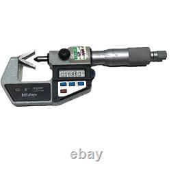 Mitutoyo 314-721-10 Digimatic 3 Flute V-Anvil Micrometer. 05.6 Range