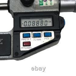 Mitutoyo 314-721-10 Digimatic 3 Flute V-Anvil Micrometer. 05.6 Range