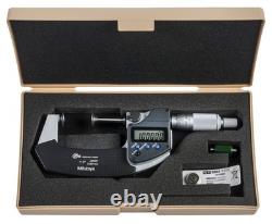 Mitutoyo 323-251-30 Digital Rotating Spindle Disc Micrometer 25-50mm Range