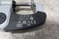 Mitutoyo 323-350-30 0 to 1 In Range LCD Display Digital Disc Micrometer