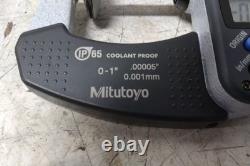 Mitutoyo 323-350-30 0 to 1 In Range LCD Display Digital Disc Micrometer