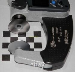 Mitutoyo 323-350-30 Digimatic 0-1 Digital Disc Micrometer IP65