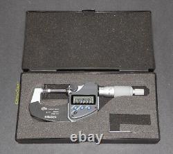 Mitutoyo 323-350-30 Digimatic Carbide Disc Micrometer 0-1 0.00005