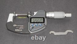 Mitutoyo 323-350-30 Digimatic Carbide Disc Micrometer 0-1 0.00005
