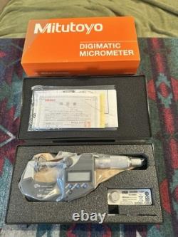 Mitutoyo 323-350-30 Digimatic Disk Micrometer 0 1/25.4mm /. 00005 SPC IP65