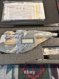 Mitutoyo 323-350-30 Digimatic Disk Micrometer 0 1/25.4mm /. 00005 SPC IP65