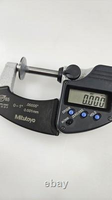 Mitutoyo 323-350 Digimatic Disc Micrometer 0-1? Priced To Sell? U. S. Seller