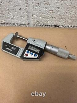 Mitutoyo 323-711-10 Digimatic Micrometer 0-1 0.00005-0.001mm No Case