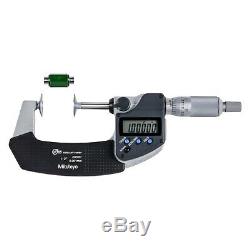 Mitutoyo 323 Series 1 to 2 SAE & Metric Digital Disk Outside Micrometer