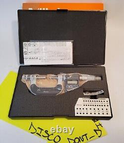 Mitutoyo 324-251-30 Gear Tooth Micrometer 0-25mm Range. 00005/. 001mm Resolution