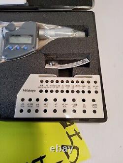 Mitutoyo 324-251-30 Gear Tooth Micrometer 0-25mm Range. 00005/. 001mm Resolution
