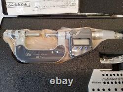 Mitutoyo 324-251-30 Gear Tooth Micrometer 0-25mm Range. 00005/. 001mm Resolution