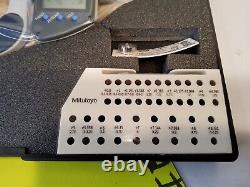 Mitutoyo 324-251-30 Gear Tooth Micrometer 0-25mm Range. 00005/. 001mm Resolution