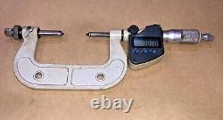 Mitutoyo 324-252-10 25 50 MM X 0.001 MM Digital Gear Tooth Micrometer