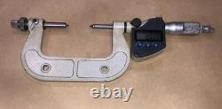 Mitutoyo 324-252-10 25 50 MM X 0.001 MM Digital Gear Tooth Micrometer
