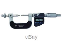 Mitutoyo 324-252-30 Digital Gear Tooth Micrometer IP65, Range 25-50mm
