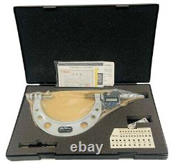 Mitutoyo 324-254-30 Gear Tooth Micrometer 75-100mm Range. 00005/0.001mm Res