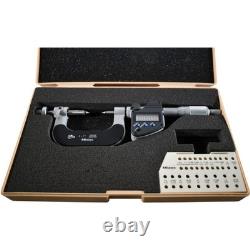 Mitutoyo 324-351-10 Digital Gear Tooth Micrometer 0-1''/25mm IP65 with Engravings