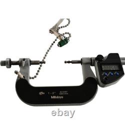 Mitutoyo 324-352-30 Gear Tooth Digital Micrometer 1-2 Inch with Engravings