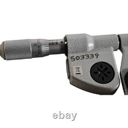 Mitutoyo 324-352-30 Gear Tooth Digital Micrometer 1-2 Inch with Engravings