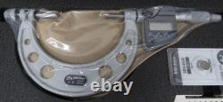 Mitutoyo 324-353-32 Interchangeable Ball AnvilSpindle Gear Tooth Micrometer 2-3
