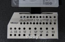 Mitutoyo 324-353-32 Interchangeable Ball AnvilSpindle Gear Tooth Micrometer 2-3