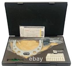Mitutoyo 324-354-30 Gear Tooth Micrometer 3-4 Range. 00005/0.001mm Resolution