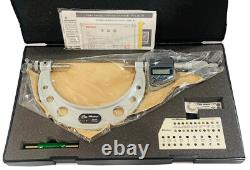 Mitutoyo 324-354-30 Gear Tooth Micrometer 3-4 Range. 00005/0.001mm Resolution