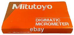 Mitutoyo 324-354-30 Gear Tooth Micrometer 3-4 Range. 00005/0.001mm Resolution