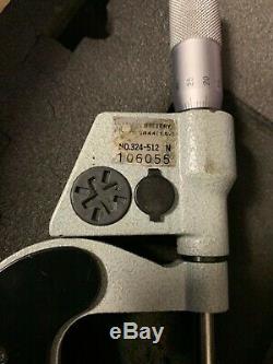 Mitutoyo 324-512 Digital Gear Tooth Micrometer, Range 25-50mm