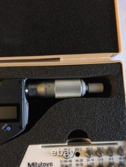 Mitutoyo 326-351-10 Digimatic Thread Mike 0-1 0.00005 0.001mm Grad