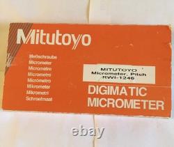 Mitutoyo 326-351-10 Digimatic Thread Mike 0-1 0.00005 0.001mm Grad