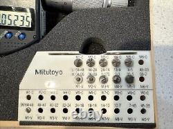 Mitutoyo 326-351-30 Digimatic Screw Thread Micrometer 0 1/ 25mm SPC IP65