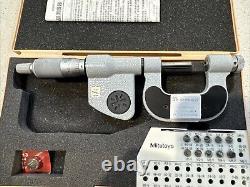 Mitutoyo 326-351-30 Digimatic Screw Thread Micrometer 0 1/ 25mm SPC IP65