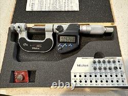 Mitutoyo 326-351-30 Digimatic Screw Thread Micrometer 0 1/ 25mm SPC IP65