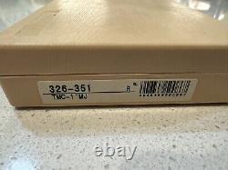 Mitutoyo 326-351-30 Digimatic Screw Thread Micrometer 0 1/ 25mm SPC IP65