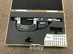 Mitutoyo 326-352-30 1 to 2 SAE & Metric Digital Screw Thread Micrometer